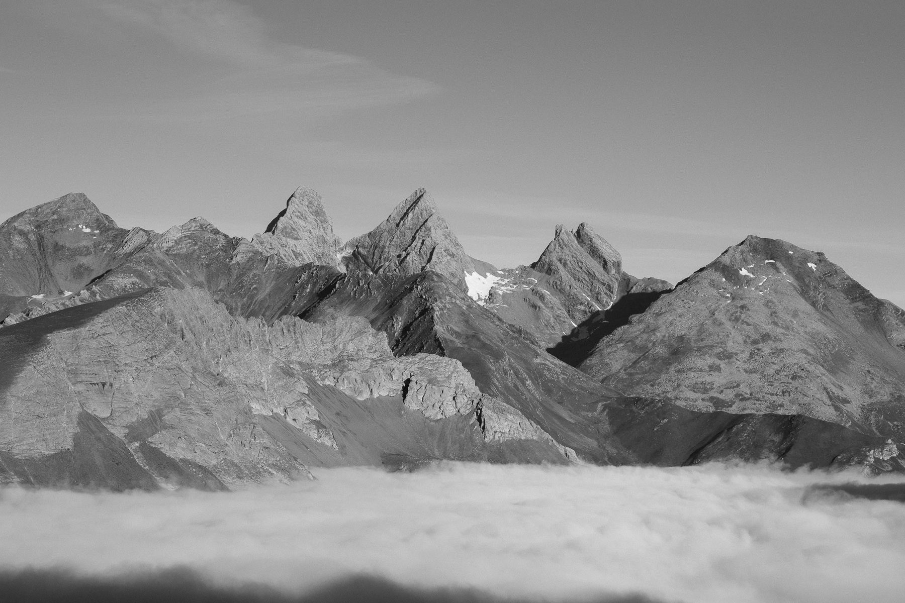 Aiguilles d'Arves depuis le lac des Cerces, Valloire Galibier