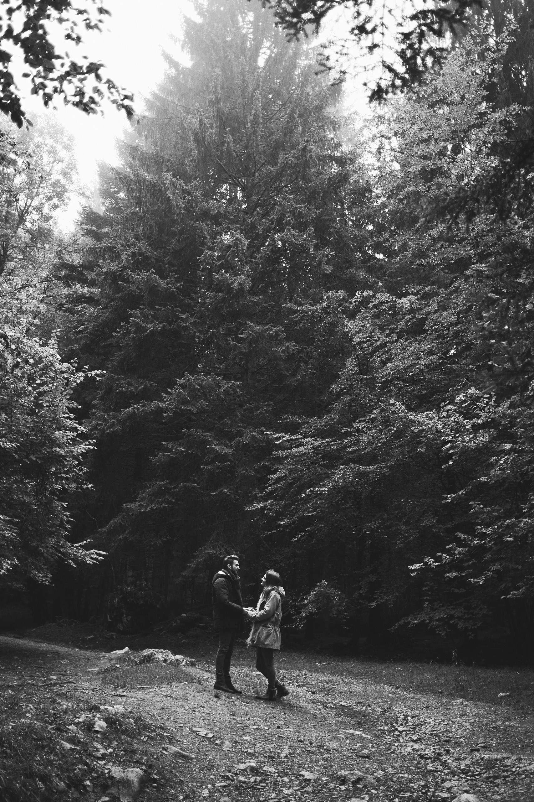 Séance photo de couple en Chartreuse au cirque de Saint Même