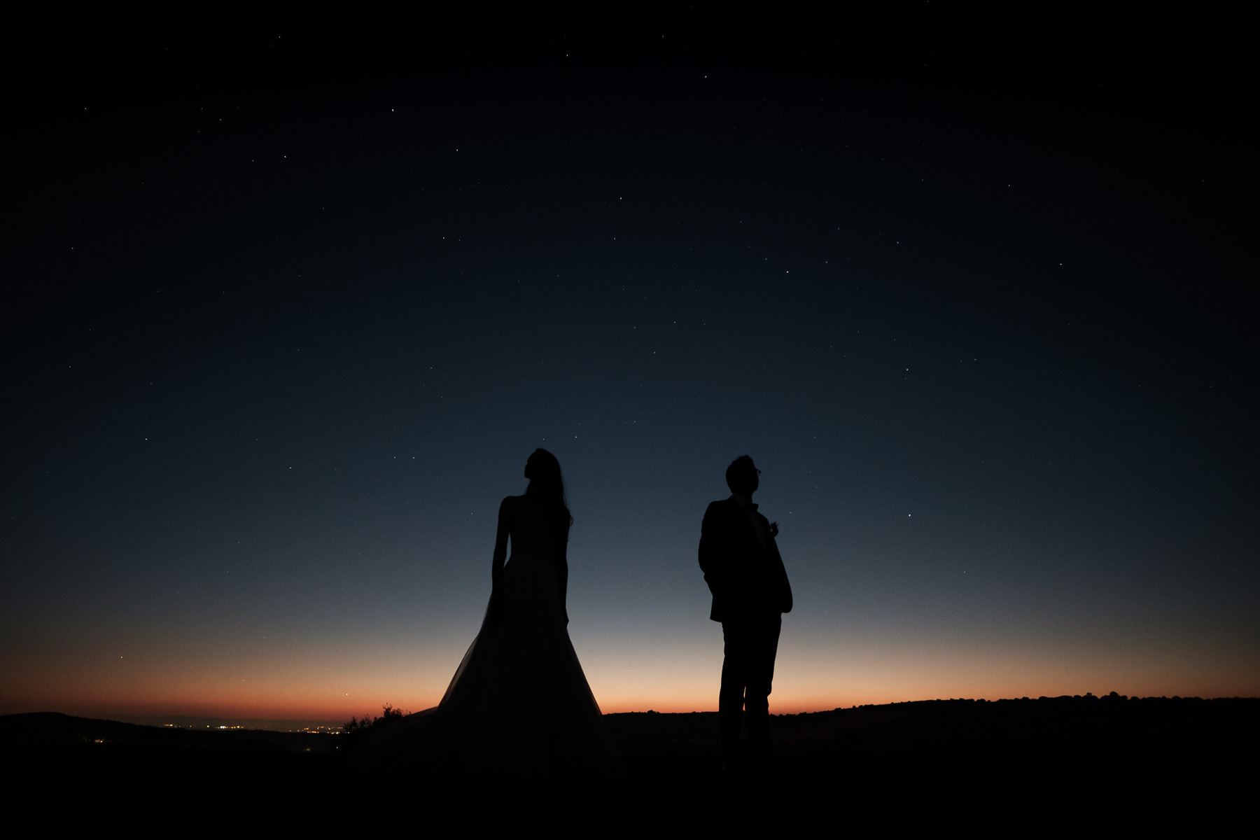 Photographe mariage ciel nuit étoilée