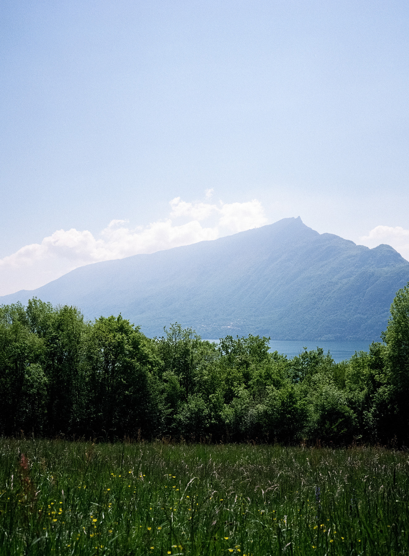 Lac du Bourget et Dent du Chat depuis Corsuet