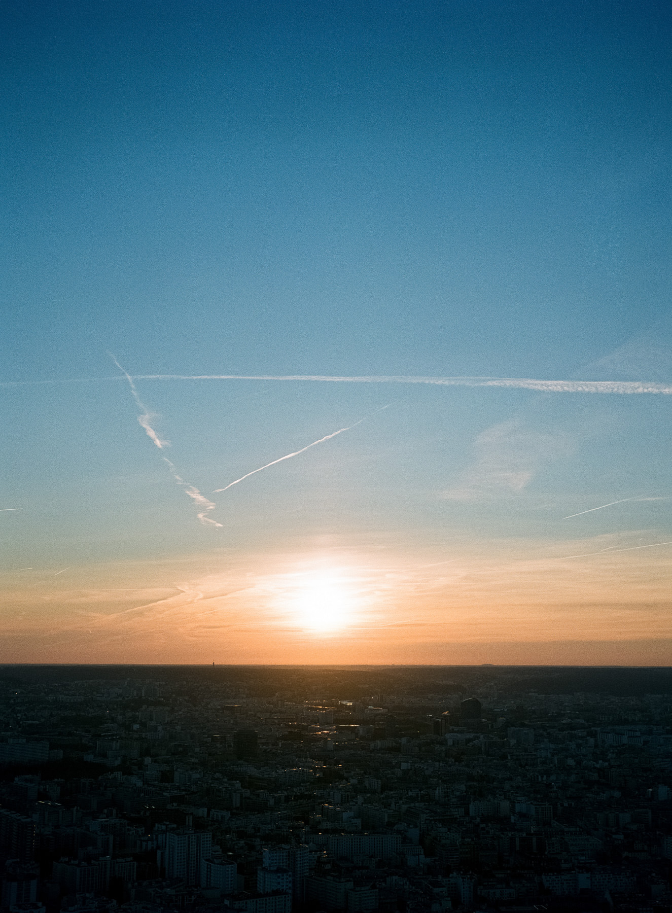 Couché de Soleil depuis la tour Montparnasse