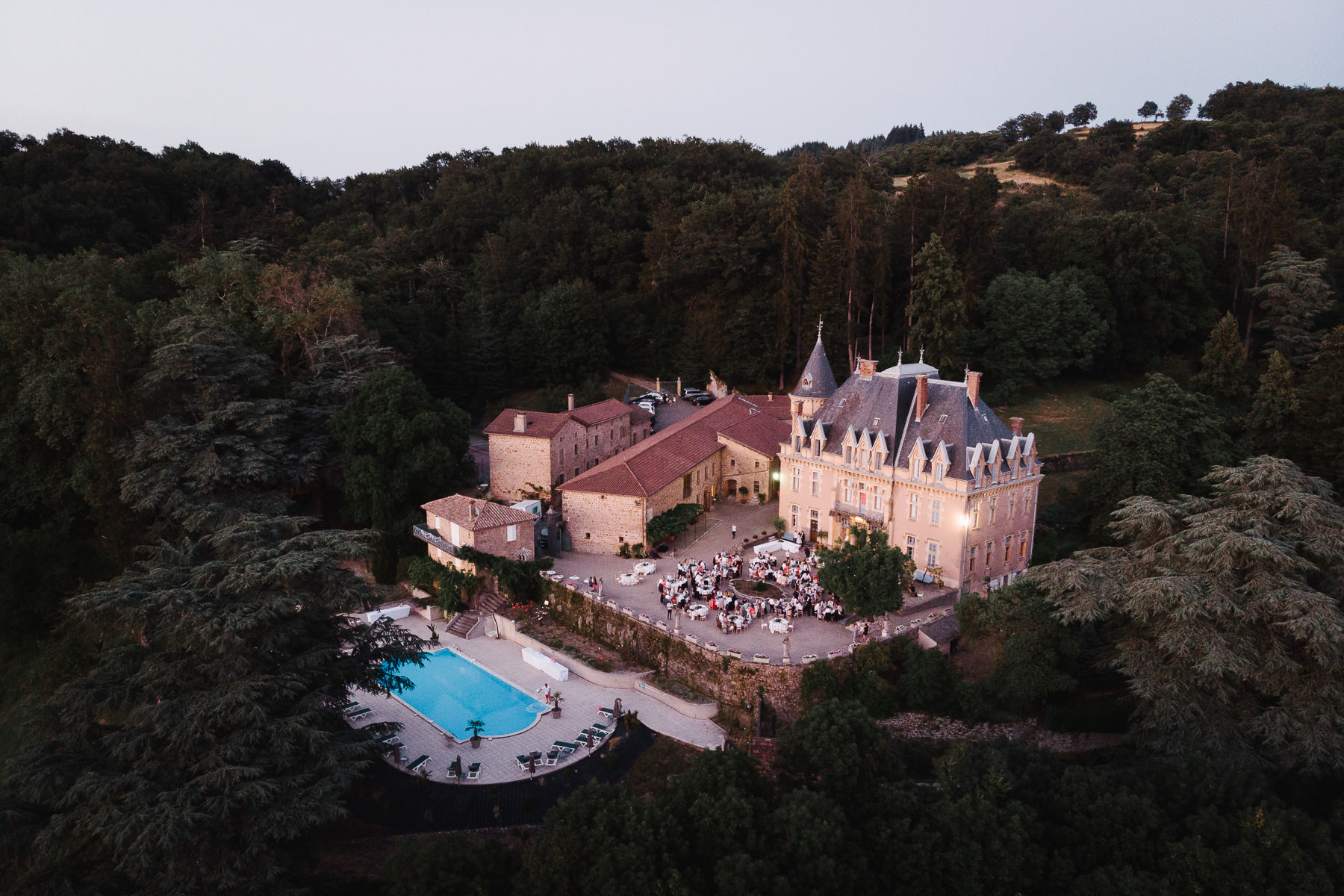 Domaine en Ardèche : Mariage au Château d'Urbilhac